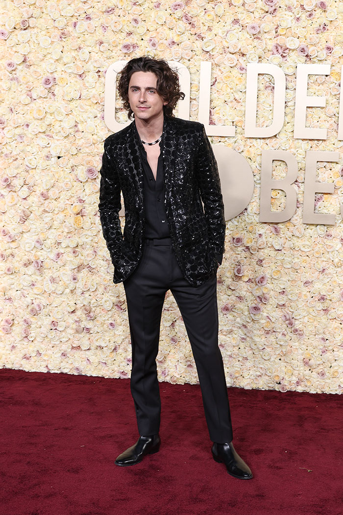 Timothée Chalamet's Celine Homme Ensemble