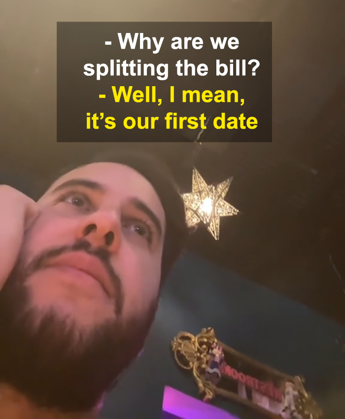 “I Don’t Even Know Her”: Man Goes Viral After Filming Date’s Reaction To Splitting The Bill “I Don’t Even Know Her”: Man Goes Viral After Filming Date’s Reaction To Splitting The Bill