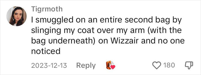 “Works Like A Charm”: Traveler Shares How She Brings So Much Stuff On Airplane Without Paying Extra “Works Like A Charm”: Traveler Shares How She Brings So Much Stuff On Airplane Without Paying Extra