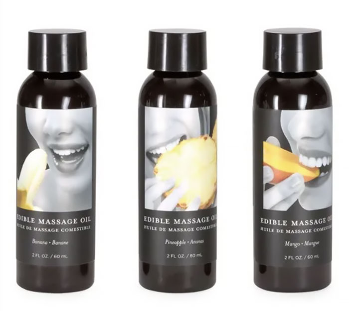 Tease And Please With A Twist – The Earthly Body Edible Massage Oil Gift Set From Adam And Eve Is Here To Turn Massage Time Into Snack Time