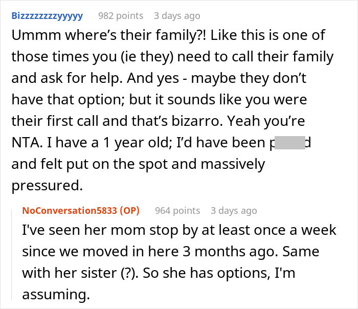 Woman Gets Called 'Heartless' For Not Helping Friend's Wife Despite Having A Newborn Herself