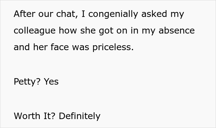 Employee Does No Prep Work To Prove To Their Entitled Coworker How Much Work They Actually Do Employee Does No Prep Work To Prove To Their Entitled Coworker How Much Work They Actually Do