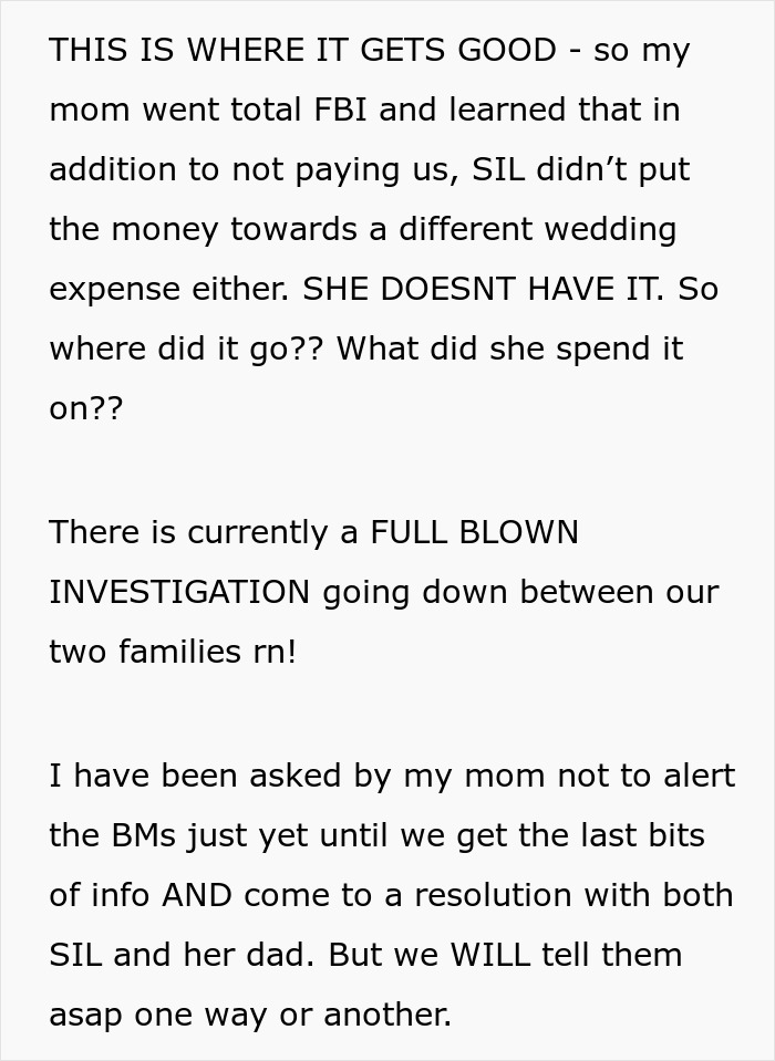 Bridesmaid Finds Out Bride Pocketed $7k From Bridal Party, Exposes Her In A Group Chat Bridesmaid Finds Out Bride Pocketed $7k From Bridal Party, Exposes Her In A Group Chat