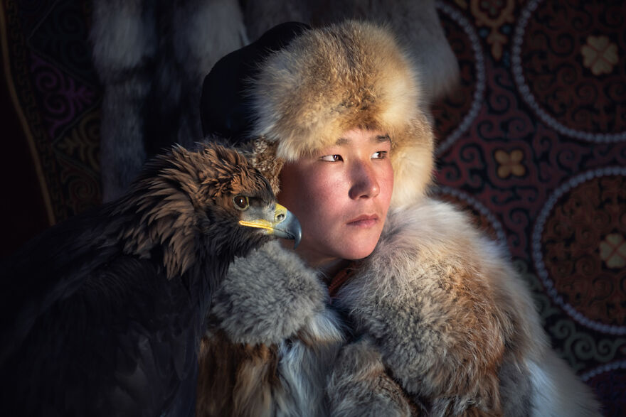 3rd Place: "Baka And His Eagle" By Diana Barthauer