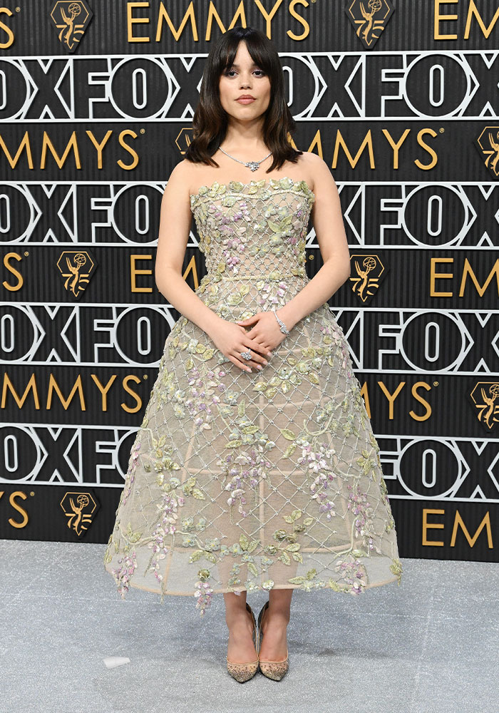 Jenna Ortega Looked Fresh As A Daisy In A Dior Gown