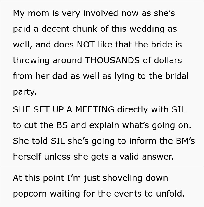 Bridesmaid Finds Out Bride Pocketed $7k From Bridal Party, Exposes Her In A Group Chat Bridesmaid Finds Out Bride Pocketed $7k From Bridal Party, Exposes Her In A Group Chat