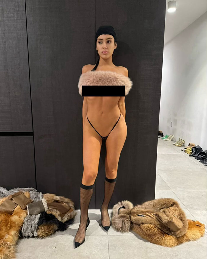 Bianca Censori Wears Tiny Bikini Top To Celebrate Her Birthday After Kanye Posts Bizarre Message Bianca Censori Wears Tiny Bikini Top To Celebrate Her Birthday After Kanye Posts Bizarre Message