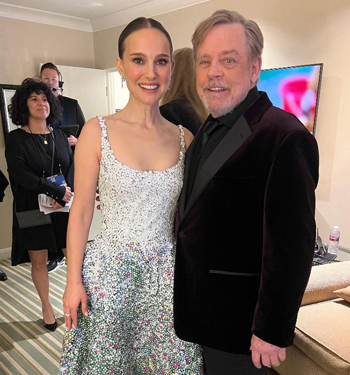 Mark Hamill's Picture With His Star Wars "Mother," Natalie Portman