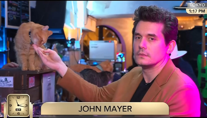 “The Funniest TV Moment Of 2023”: Anderson Cooper Can’t Stop Laughing At John Mayer In Cat Cafe