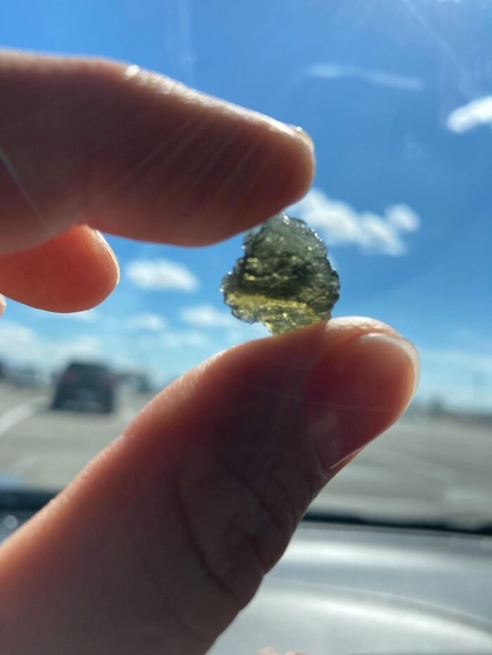 Pick A Rare Gemstone Called Moldavite This Valentine's. It's Not Just A Rock, It's A Rock That Literally Fell For Earth, Just Like You Did For Her