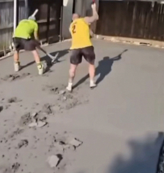 “This Is What Happens When You Don’t Pay”: Builders Film Themselves Destroying Woman’s Driveway