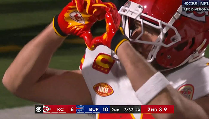 Jason Kelce Goes Shirtless To Celebrate Chiefs Touchdown, Sparking Reaction From Taylor Swift