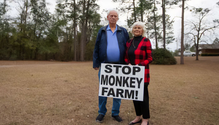“What If One Gets Out?“: Residents Of Georgia Town Rally Against Farm To House 30,000 Monkeys