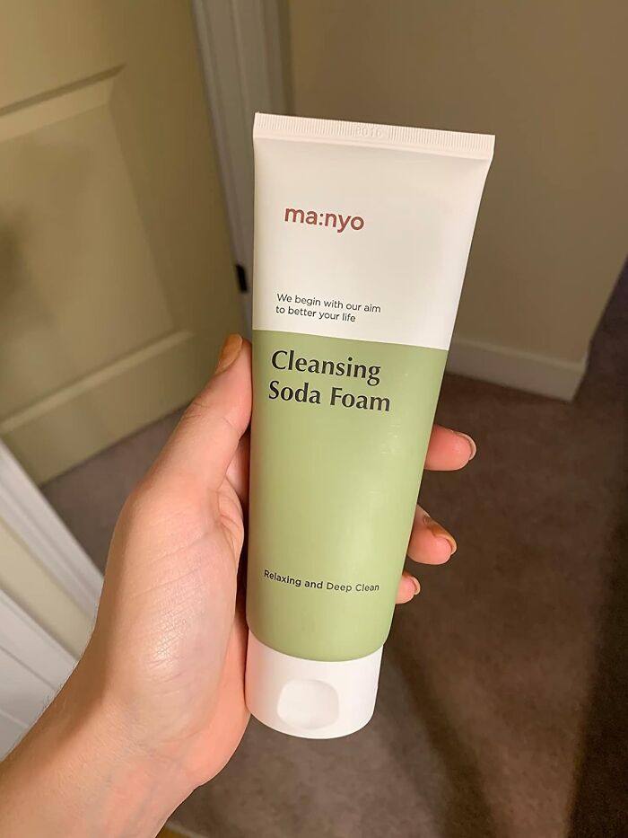 Pop Goes The Dirt With Ma:nyo Deep Pore Cleansing Soda Foam ! Unleash The Power Of Vitamin C And Chamomile For A Glow That Says 'I Just Took A Mini Spa Break,' Every Single Day