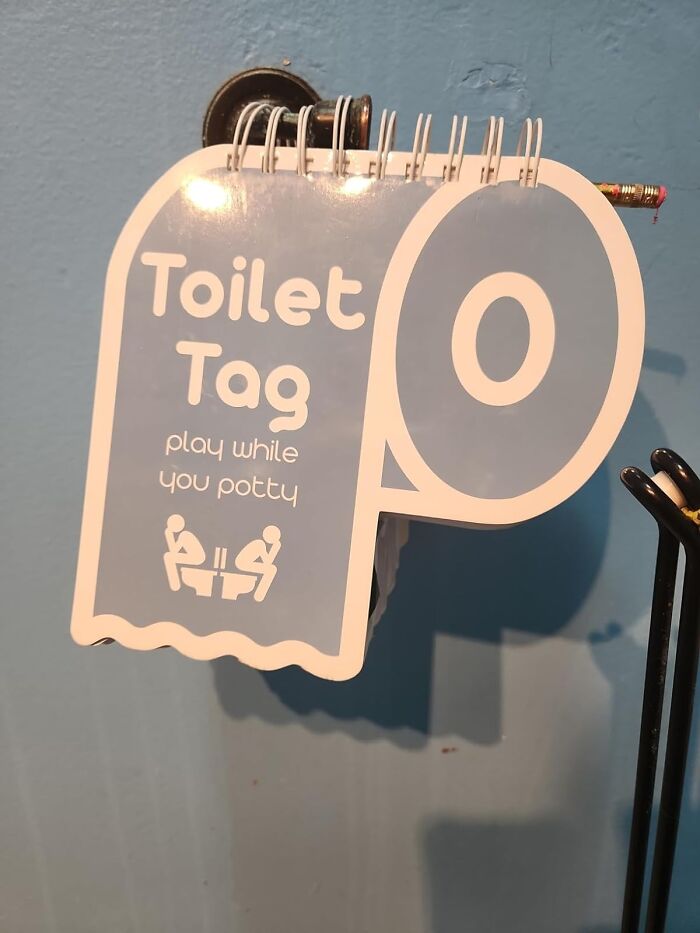 When They Say, "Do Everything Together," They Mean It. Keep Your Valentine's Day Interesting With Toilet Tag, Because True Love Knows No Bounds — Not Even Bathroom Doors