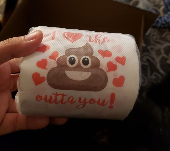 Cupid's Got Nothing On This Toilet Paper – It's The Kind Of Gift That Says 'I Love The... Out Of You,' Quite Literally! Here's To Love That Can Handle Any Crap!