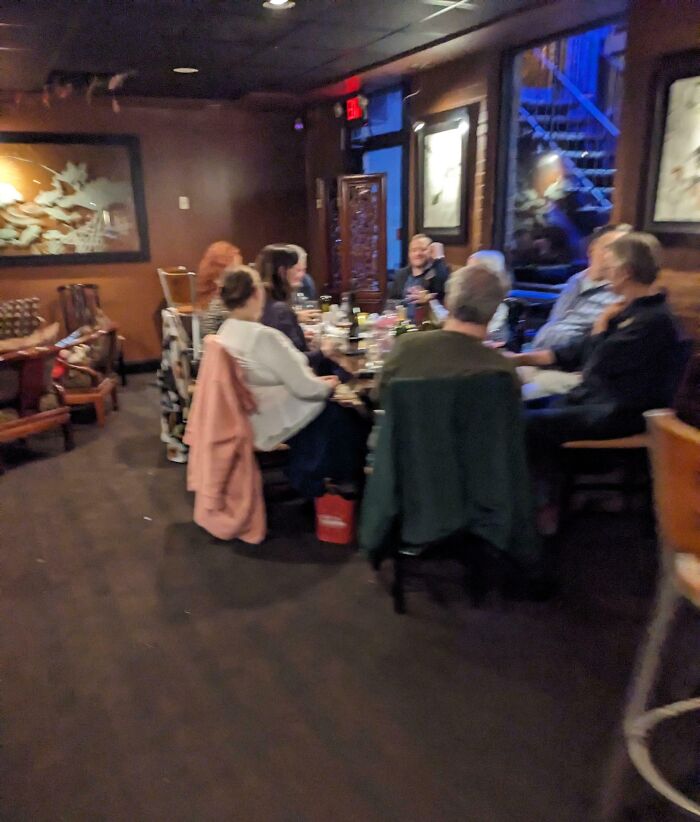 Whole Table Of Boomers Just Sitting An Hour After Close