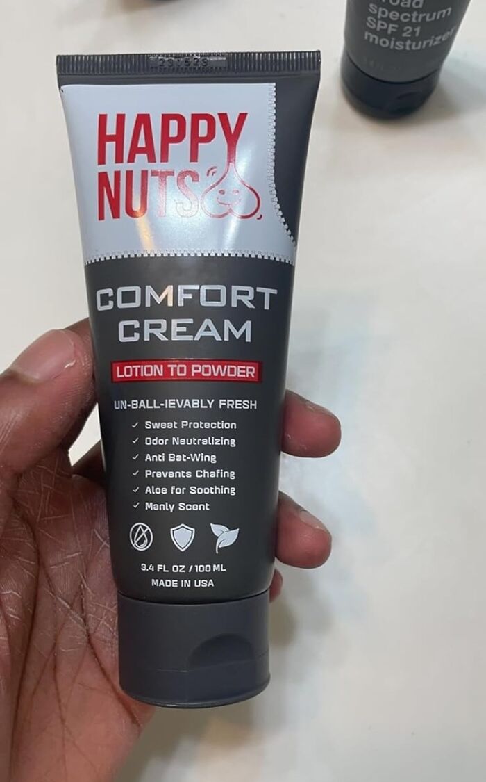 Keeping The Boys Downstairs Happy Has Never Been Easier! Dive Into Ultimate Comfort And Freshness, With Happy Nuts Comfort Cream Deodorant For Men!