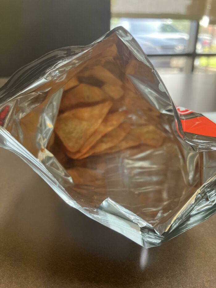 I Opened A Small Chip Bag And There Was Only 5.25 Chips In There