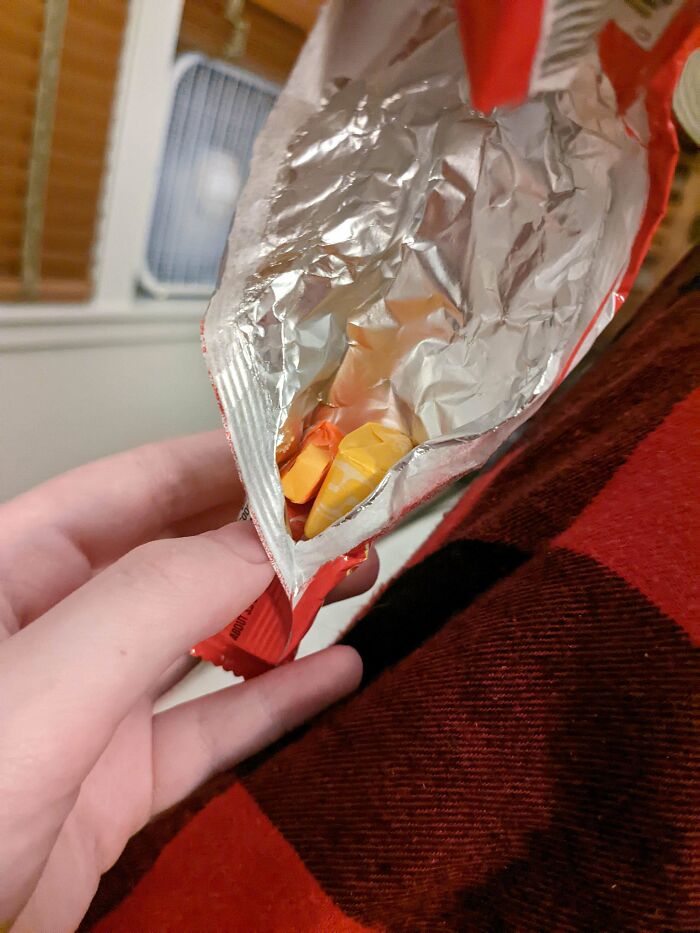 Got Only A Quarter Of A Starburst, Totally Lost The Food Lottery