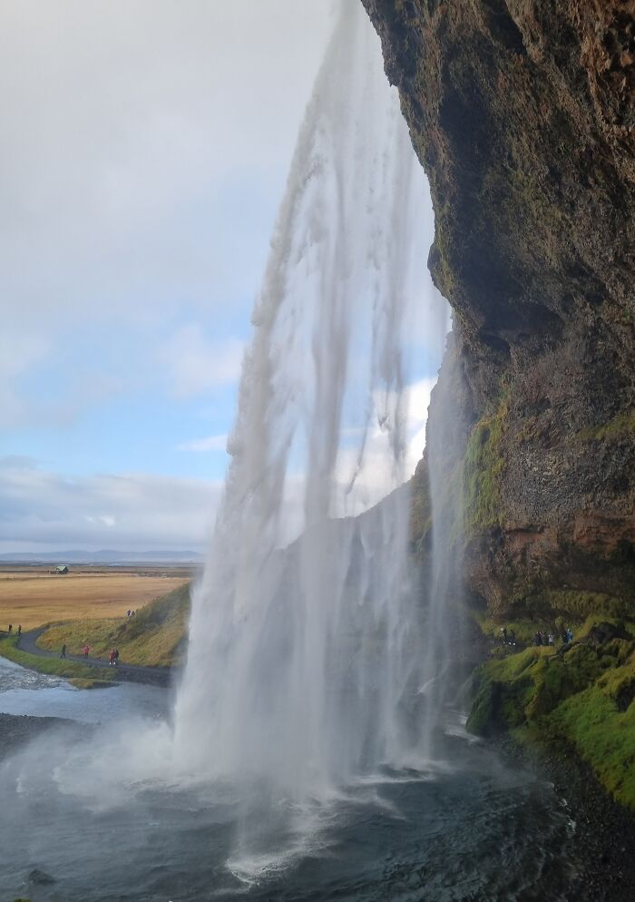 Seljalandsfoss In Iceland - Behind The Waterfall