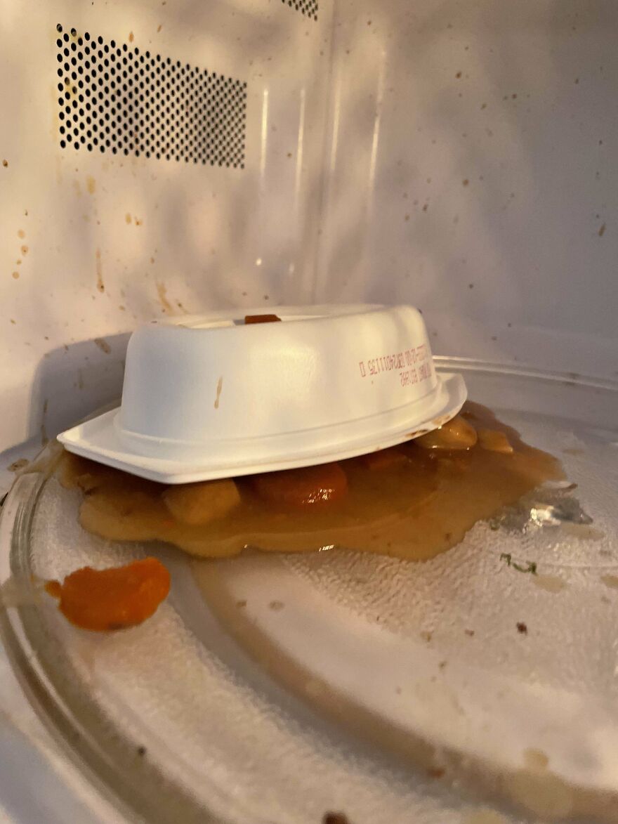 My Microwave Lunch Jumped Up And Flipped