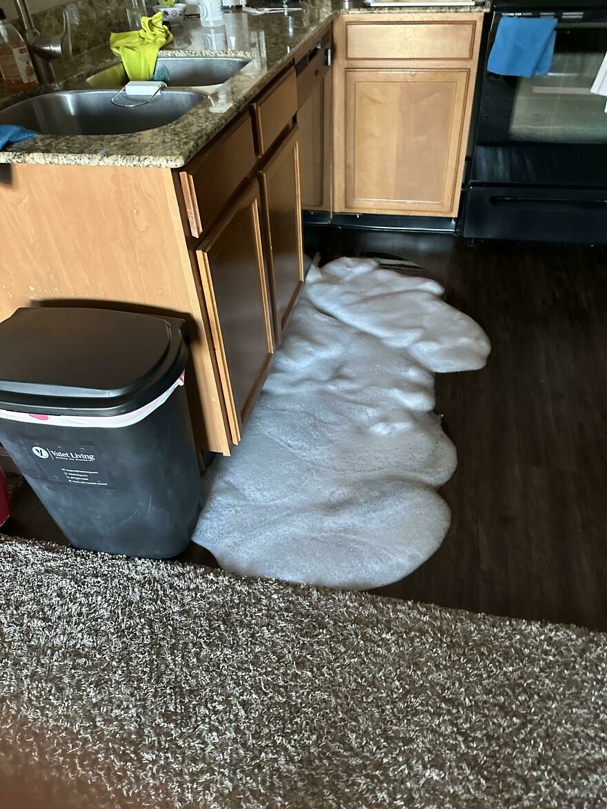 Well.. Dish Soap Is Not Meant For The Dishwasher I Guess