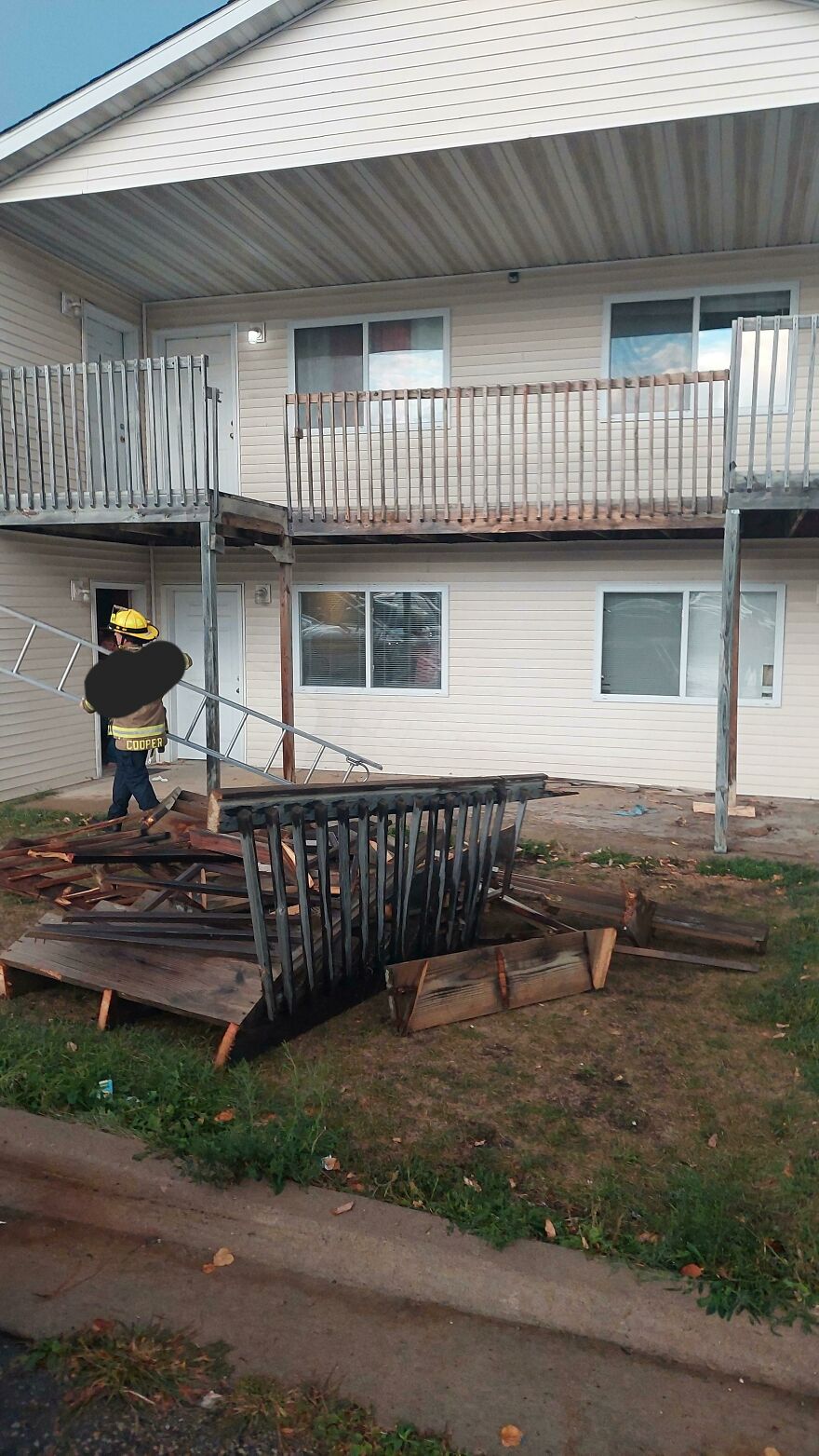 Wednesday, The Stairs To Get To My And Three Other Apartments Collapsed