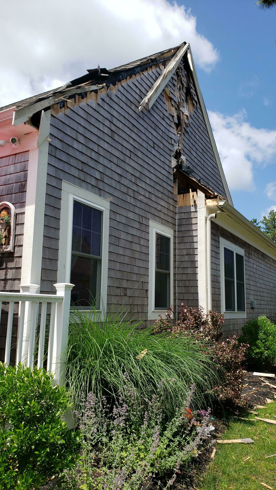 Well That Sucks...... My House Got Hit By Lightning Yesterday