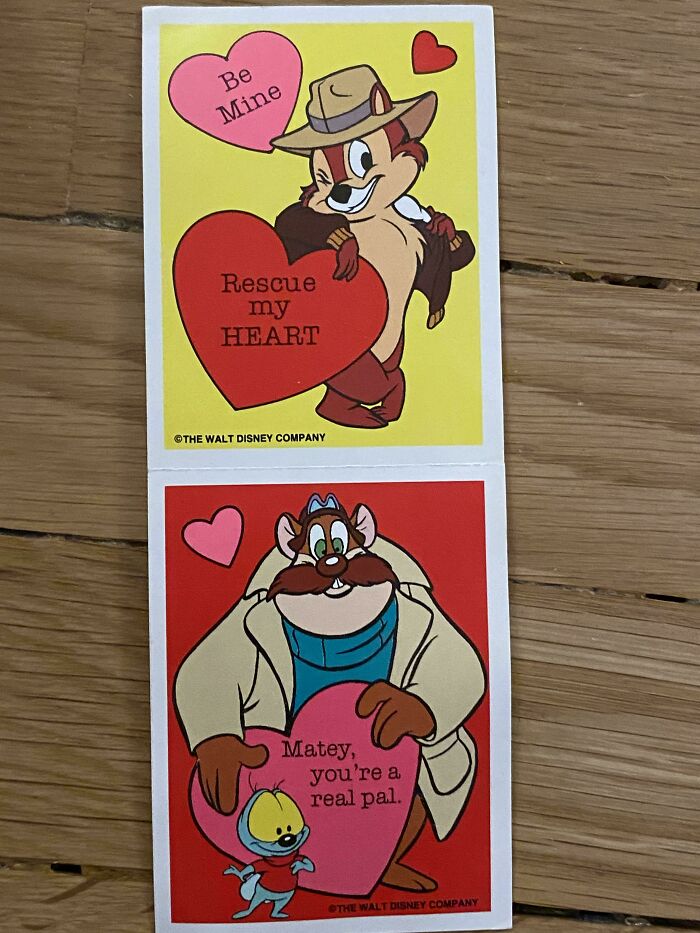 Valentines From 1991, Found In A Box From My Mom