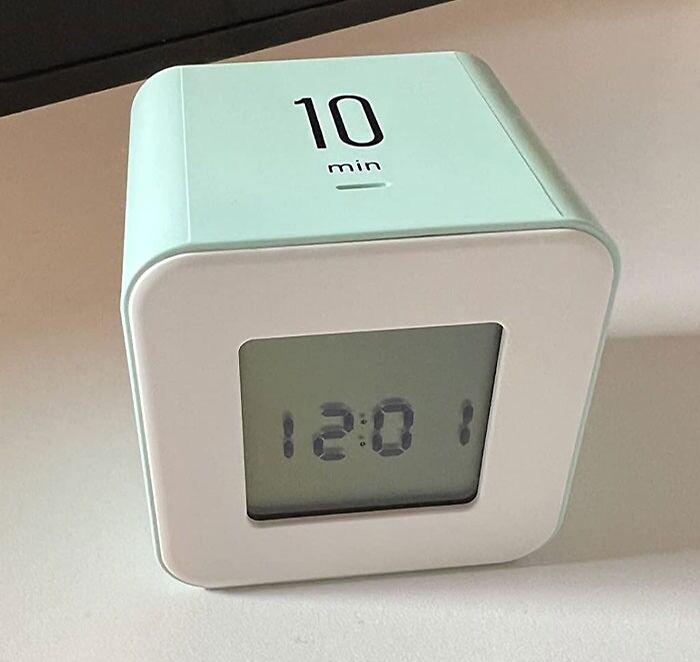 Multi Cube Timer: That has your back when you can't tell if you’ve spent 5 or 50 minutes on that task. With its chic color options and easy-to-use design, it adds a pop of style to your workspace while making it a piece of cake to manage your time. No more saying "where did my day go?"