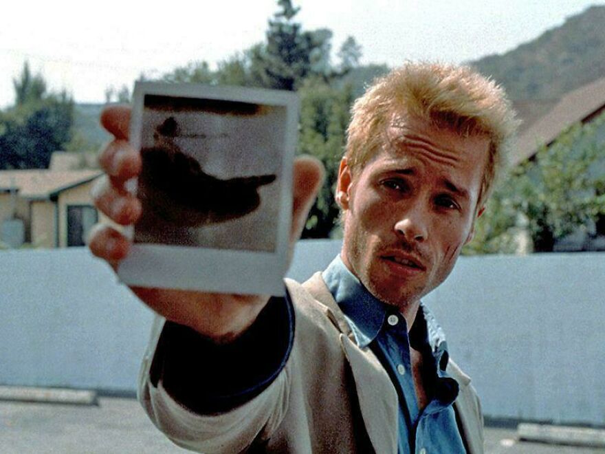 In Memento (2000) The Protagonist Has Severe Short-Term Memory Issues. This Is A Reference To Memento (2000) Where The Protagonist Also Has Severe Short-Term Memory Issues