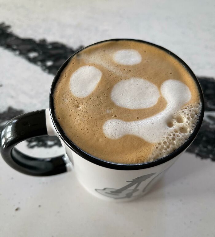 My Latte Art Is Improving