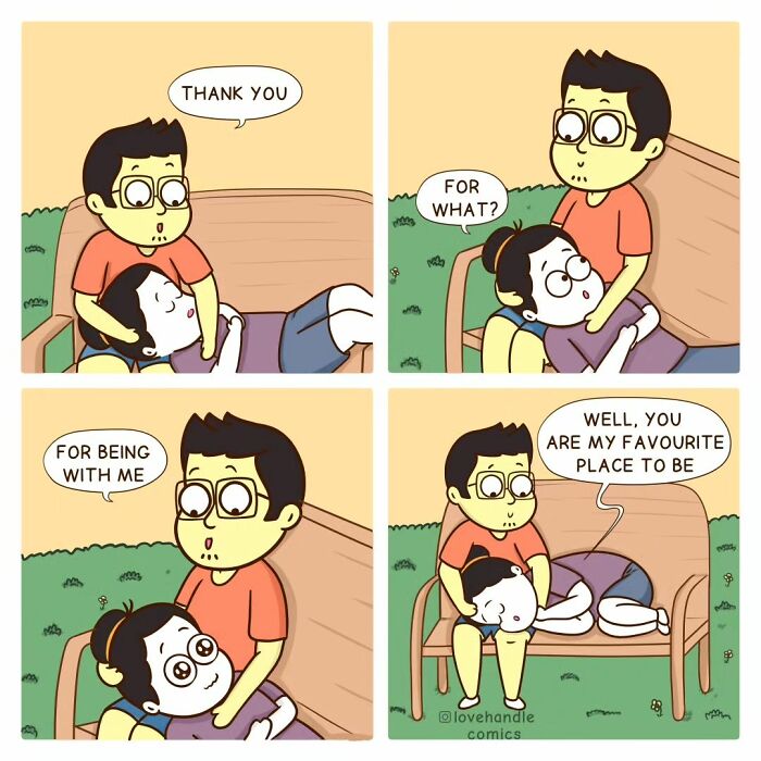 Comics By “Love Handle Comics” To Which Couples Can Relate