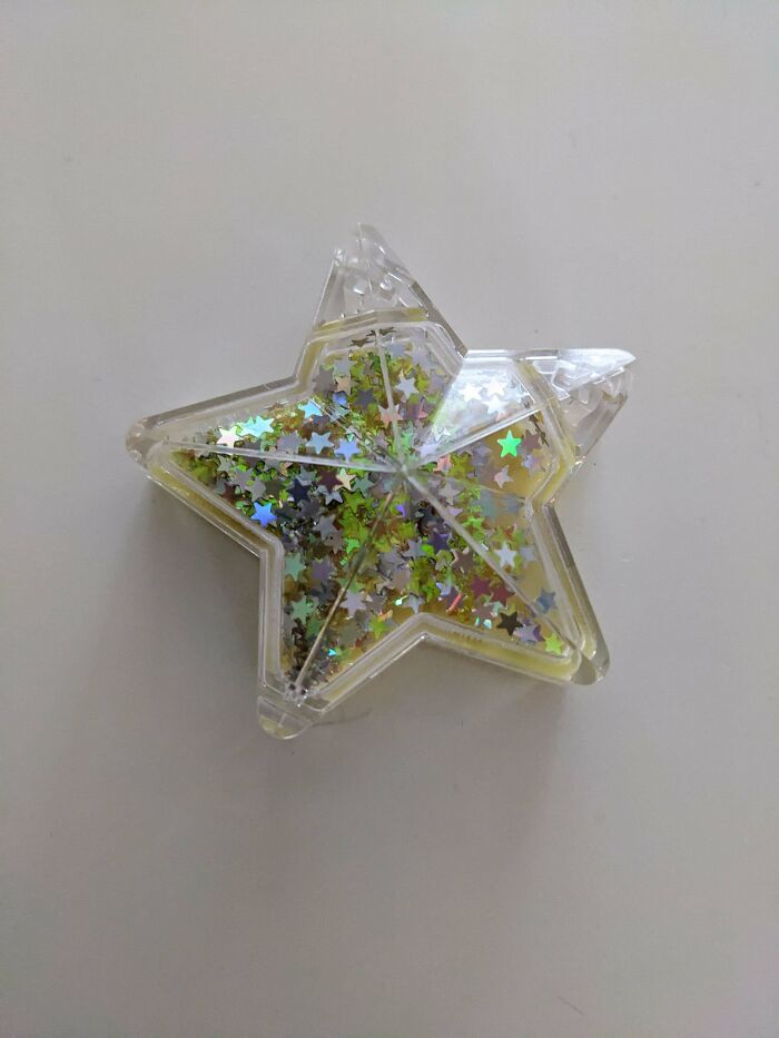 My 10-Year-Old Was Gifted This Star Shaped Container With Some Good Smelling Goo/Ointment Inside (See Pic 2). Is That Something Obvious?
