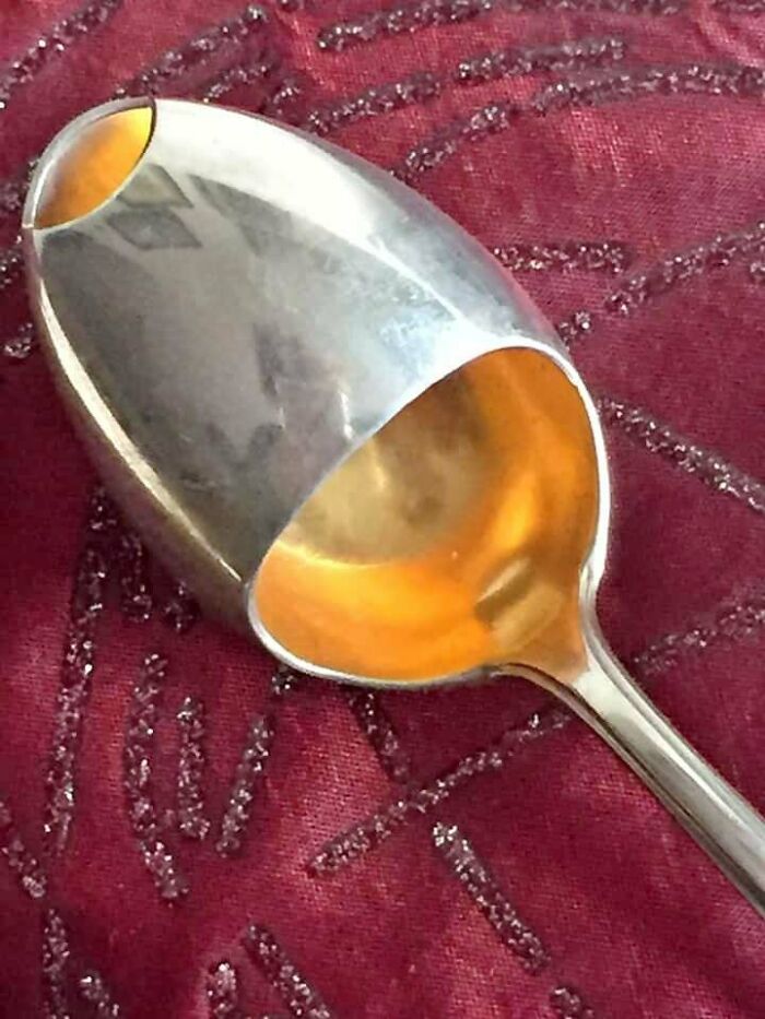 A Silver Spoon With "Top" Part?