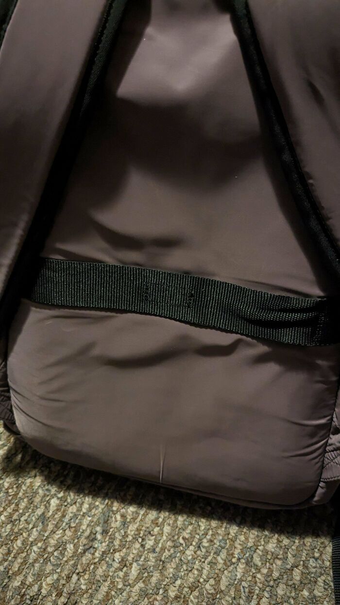 What Is This Strap On My Backpack? It Attaches With Velcro, But I Don't Know What It Would Be Used For
