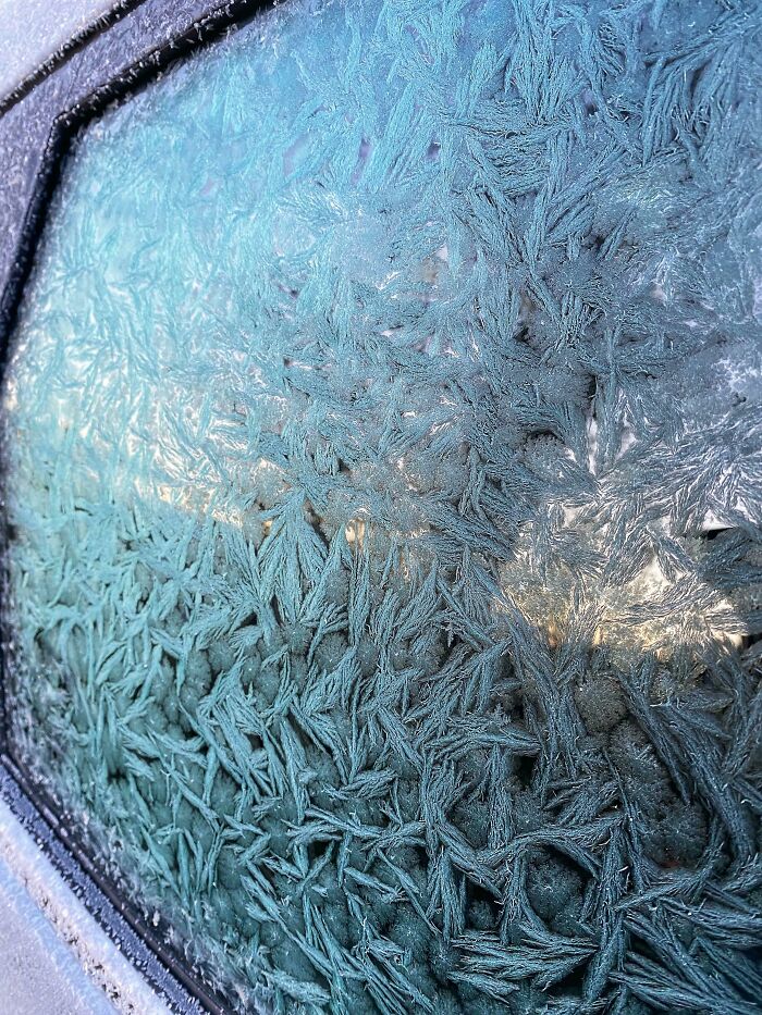 The Frost On My Car Window This Morning