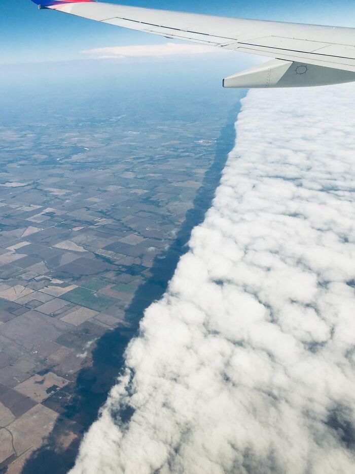 Cold Front Seen From Above