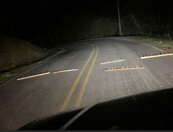 Imagine Driving Late Night And Coming Across This