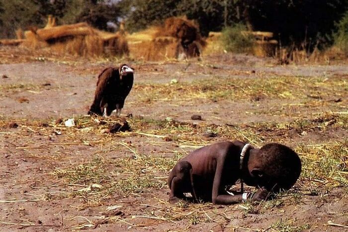The Vulture And The Little Girl - Pulitzer Prize For Feature Photography Award In 1994