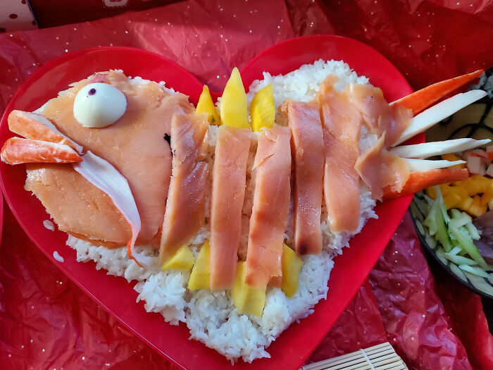 This Scary Magikarp I Fed To My Girlfriend On Valentine's Day. She Loved It Anyways