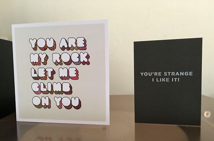 Our Valentine's Cards This Year Kinda Compliment Each Other