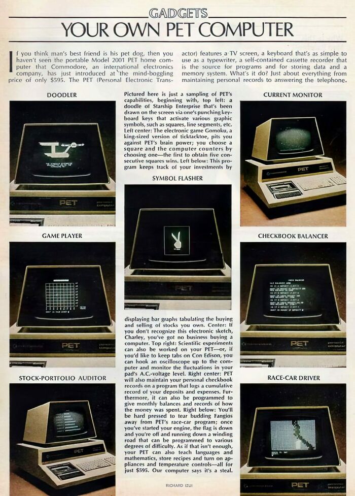1978 Pet Computer Brochure