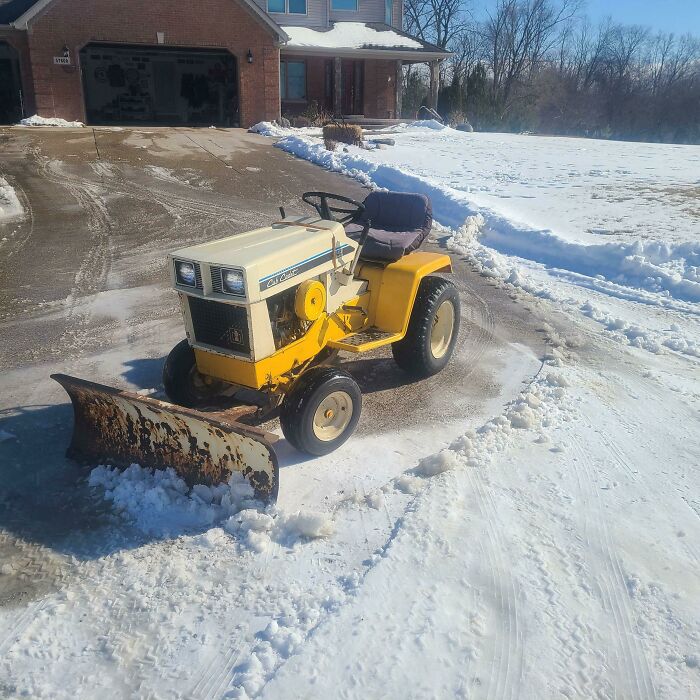 1974 Cub Cadet. Riding Mowers Have Changed A Lot Since The 1970s