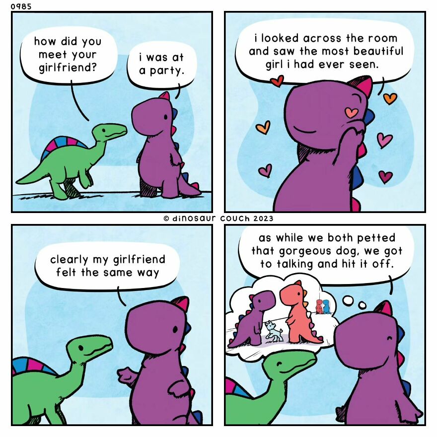 Witty And Heartfelt Comics By “Dinosaur Couch” (New Pics)