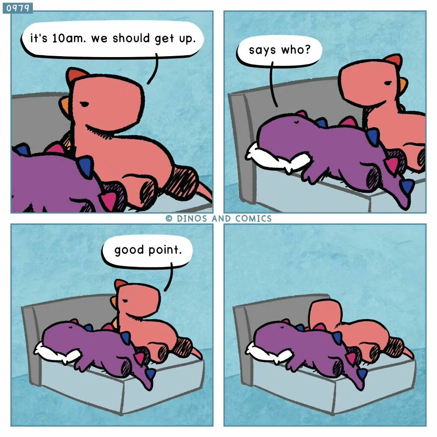 Witty And Heartfelt Comics By “Dinosaur Couch” (New Pics)