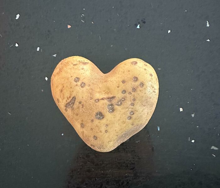 My Daughter Found A Potato That Looks Like A Heart. It’s A Heartato