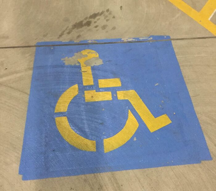 Paint-Chipping Making The Wheelchair Guy Look Like An Angry Old Man