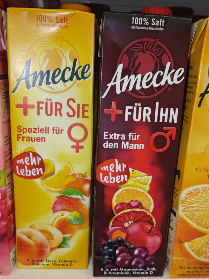 Ah Yes, The Gender Juice. The Product We Need. I Went Grocery Shopping, And Our Local Shop Started To Sell It